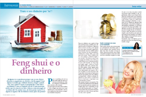 2016 07 Revista Zen Feng Shui e o dinheiro